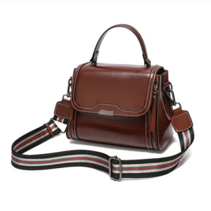 Cowhide Women's Tote Bag 2024 New Luxury Genuine Leather Shoulder Crossbody Bags High Quality Vintage Female Handbag 6241