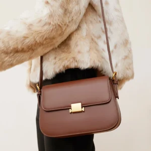 Cowhide Women's Bag 2024 New Genuine Leather Fashion Women Shoulder Bags High Quality Luxury Female Crossbody Bag 2126